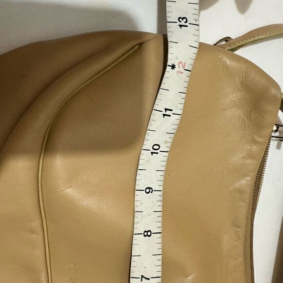 La Marthe nude color Leather Shoulder Bag - Picture 14 of 14